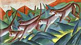 Franz Marc Monkey Frieze painting